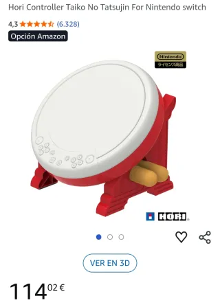 Tambor Taiko No Tatsujin Nintendo Switch Original