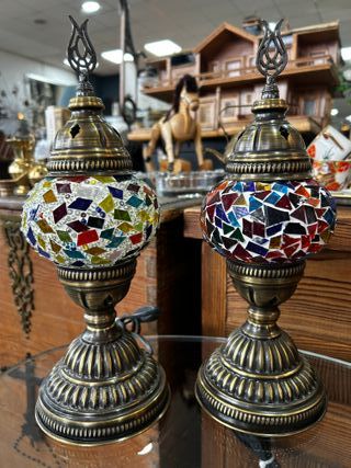 Lámparas turcas de mosaico – artesanía y color