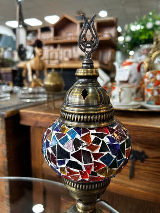 Lámparas turcas de mosaico – artesanía y color