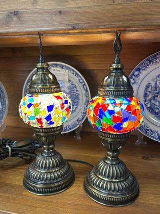 Lámparas turcas de mosaico – artesanía y color