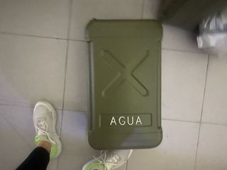 Bidón militar AGUA WATER antiguo