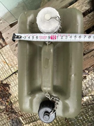 Bidón militar AGUA WATER antiguo