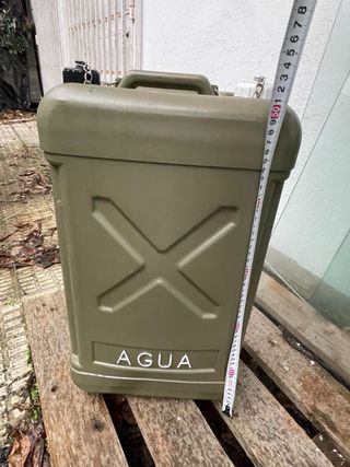 Bidón militar AGUA WATER antiguo