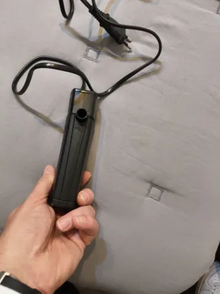 Pecera con filtro y calentador