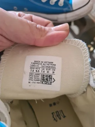 Converse All Star Scarpe Blu Alte