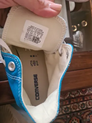 Converse All Star Scarpe Blu Alte