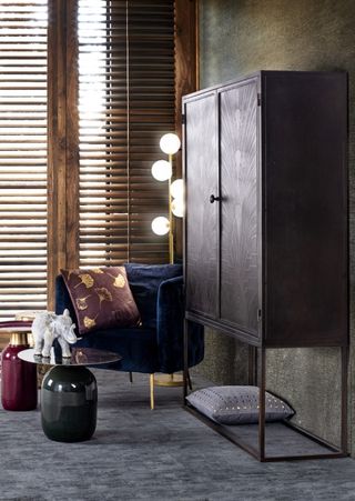 Mesa Auxiliar Bizzotto Nalima Verde/Dorado