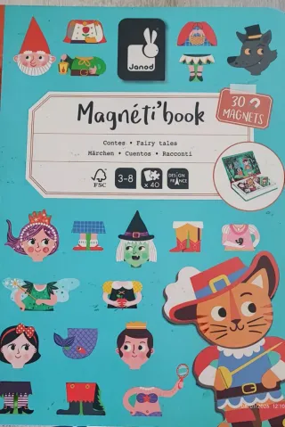 Libro magnético Janod Cuentos 3-8 años