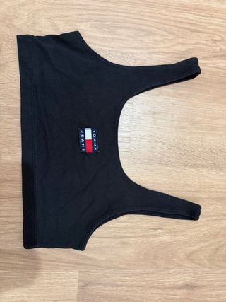 Top Negro Tommy Jeans Talla M