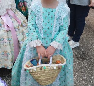 Traje de Fallera 3 años con can can