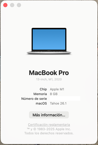 MacBook Pro 2021 M1 8GB RAM 500GB SSD