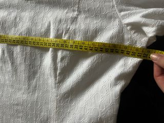 Traje Flamenca Blanco Perforado