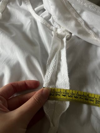 Traje Flamenca Blanco Perforado