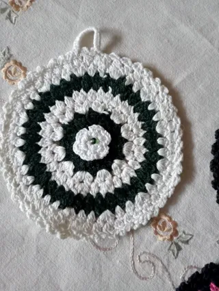 Set 3 presine/sottopentola uncinetto