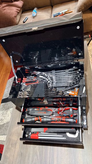 Mini Carro Taburete herramientas con cajones