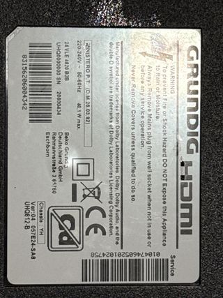 Televisión Grundig Negra