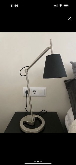 Lámpara flexo mesa despacho/mesita noche.