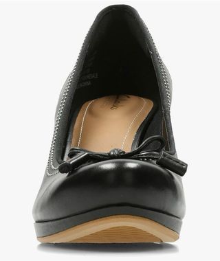 Zapatos Clarks tacón piel mujer