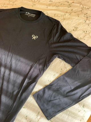 Camiseta Silbon Azul Marino Manga Larga