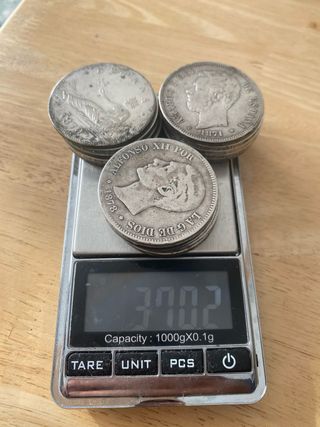 Duros de Plata, monedas de 5 pesetas