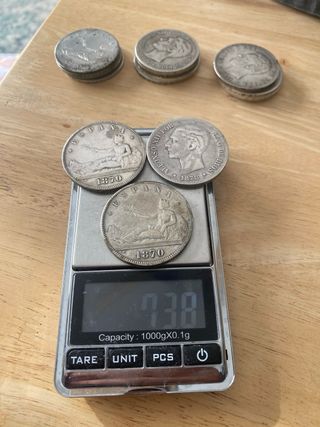 Duros de Plata, monedas de 5 pesetas