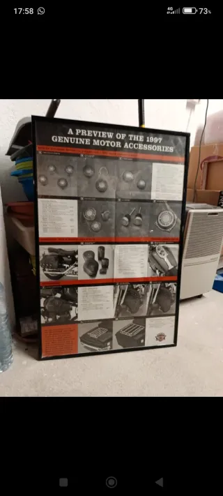 Poster Harley Davidson 1997 Accessori