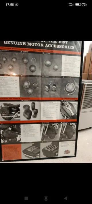 Poster Harley Davidson 1997 Accessori