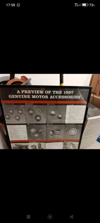 Poster Harley Davidson 1997 Accessori