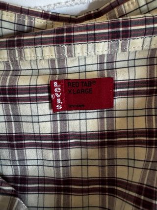 Camisa Levi's cuadros hombre