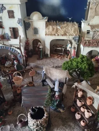 Belén grande hecho a mano