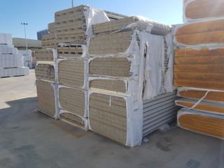 Panel sándwich cubierta 12m de largo Blanco 30mm