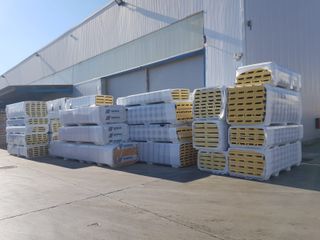 Panel sándwich cubierta 12m de largo Blanco 30mm