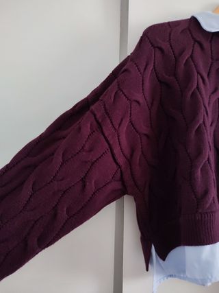 Jersey granate Stradivarius Talla M