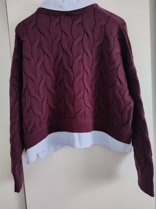 Jersey granate Stradivarius Talla M