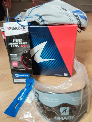 Casco de moto Shark con Pinlock