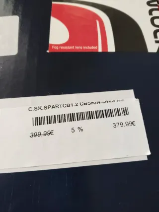 Casco de moto Shark con Pinlock