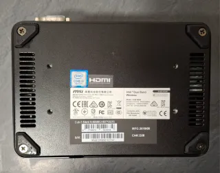 Mini PC MSI Intel Core i3 256GB SSD 8GB RAM Wi-Fi