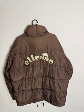 Chaqueta Plumífero Ellesse Vintage Marrón Talla L