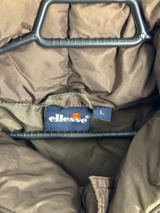 Chaqueta Plumífero Ellesse Vintage Marrón Talla L
