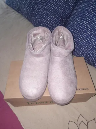 Botas invierno estilo UGG rosas