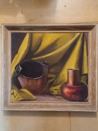 Cuadro Con Útiles de Cobre