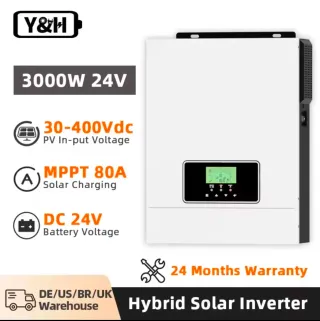 Inversor Solar Híbrido Y&H 3000W 24V