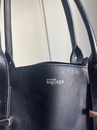 Bolso Alexander McQueen Negro Mediano