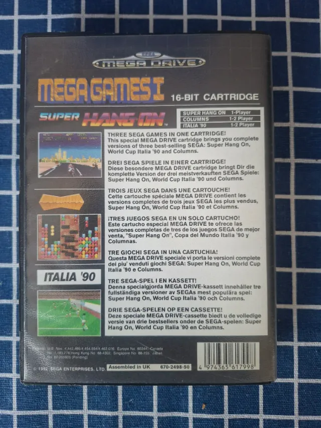 MEGADRIVE ORIGINAL MEGA GAMES 1