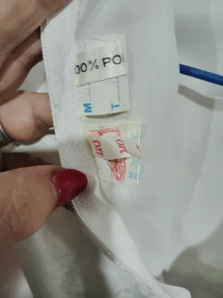 Vestido de comunión blanco encaje rosa