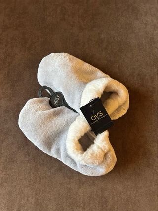 Pantofole donna OVS 36/37 grigie argento