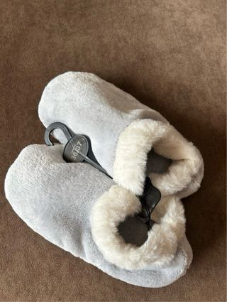 Pantofole donna OVS 36/37 grigie argento