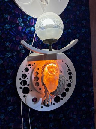 Lámparas artesanales de pared porcelana