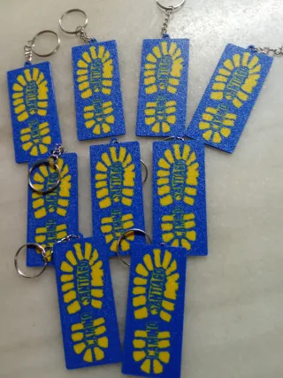 Llavero de la concha de Santiago