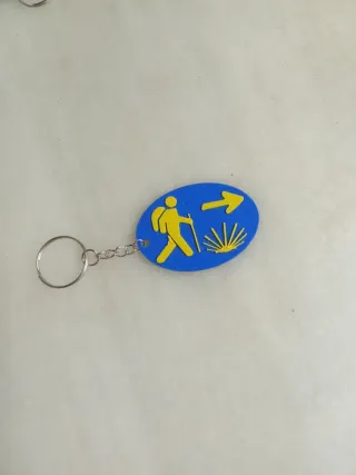 Llavero de la concha de Santiago